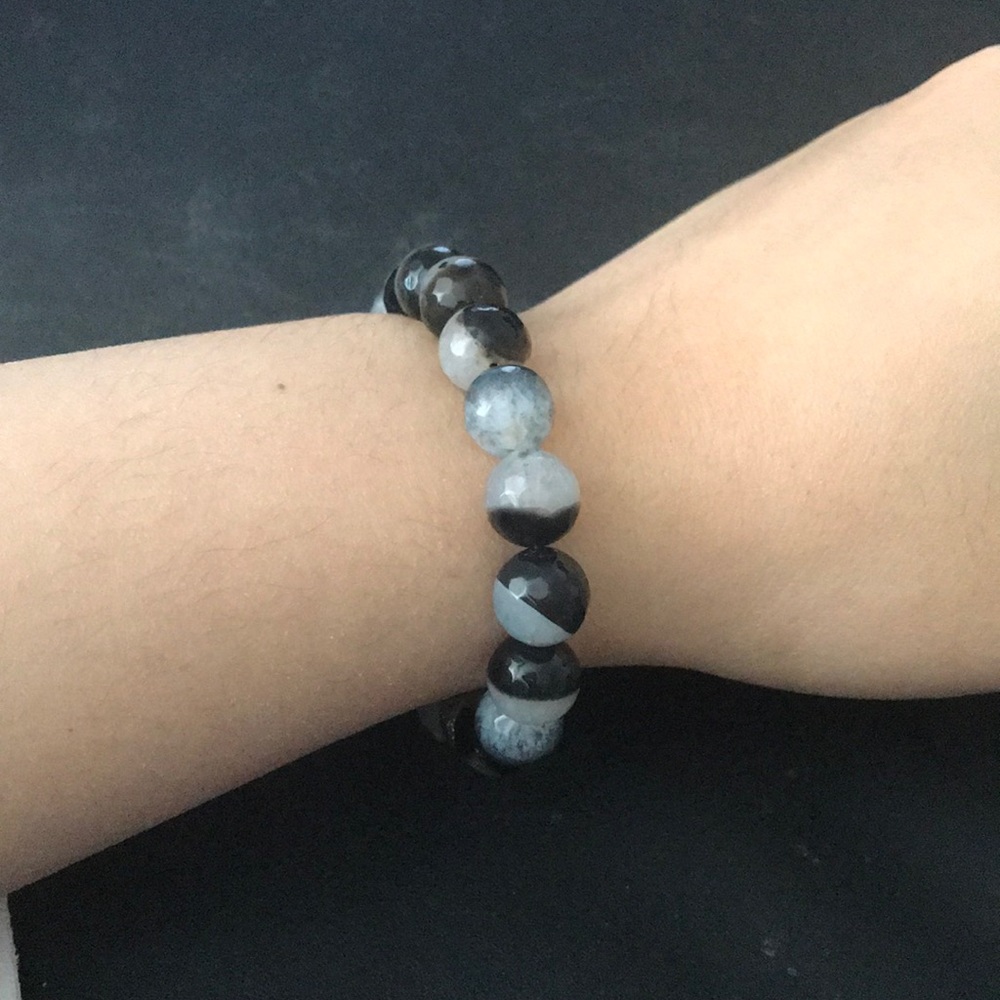 Genuine gemstones bracelet